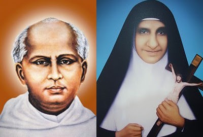 Fr Kuriakose Elias Chavara and Sr Euphrasia